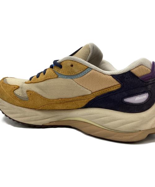 MIZUNO（ミズノ）MIZUNO (ミズノ) MIZUNO　Wave Rider β　スニーカー イエロー×ネイビー サイズ:23.5ｃｍの古着・服飾アイテム