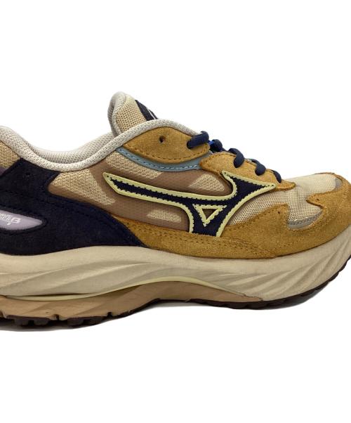 MIZUNO（ミズノ）MIZUNO (ミズノ) MIZUNO　Wave Rider β　スニーカー イエロー×ネイビー サイズ:23.5ｃｍの古着・服飾アイテム