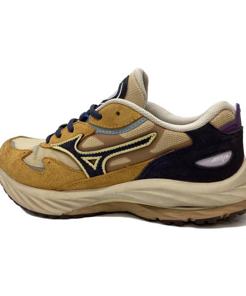 MIZUNO（ミズノ）MIZUNO (ミズノ) MIZUNO　Wave Rider β　スニーカー イエロー×ネイビー サイズ:23.5ｃｍの古着・服飾アイテム