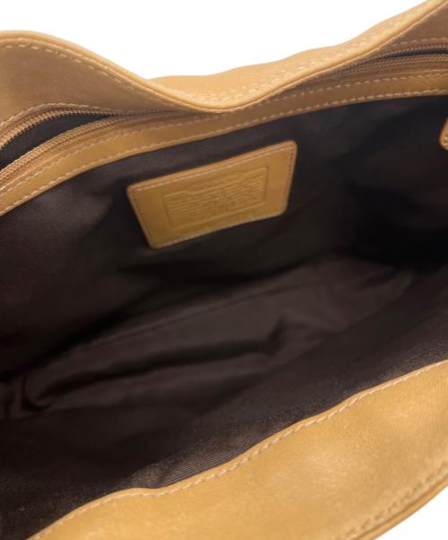 COACH（コーチ）COACH (コーチ) COACH　OLD COACH　ショルダーバッグ ベージュの古着・服飾アイテム