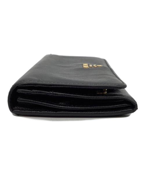 PRADA（プラダ）PRADA (プラダ) 2つ折りロングウォレット ブラックの古着・服飾アイテム