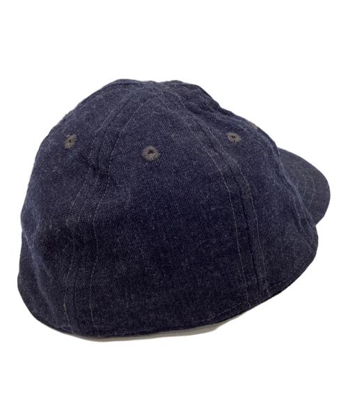 RRL（ダブルアールエル）RRL (ダブルアールエル) EBBETS FIELD FLANNELS (エベッツフィールドフランネルズ) RRL　EBBETS FIELD FLANNELS　キャップ ネイビーの古着・服飾アイテム