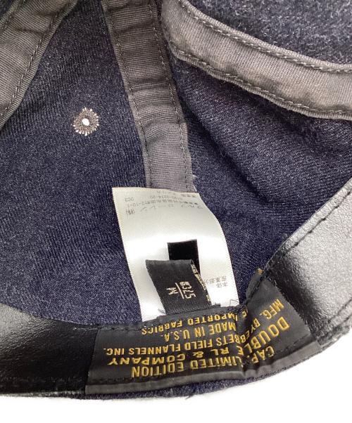 RRL（ダブルアールエル）RRL (ダブルアールエル) EBBETS FIELD FLANNELS (エベッツフィールドフランネルズ) RRL　EBBETS FIELD FLANNELS　キャップ ネイビーの古着・服飾アイテム