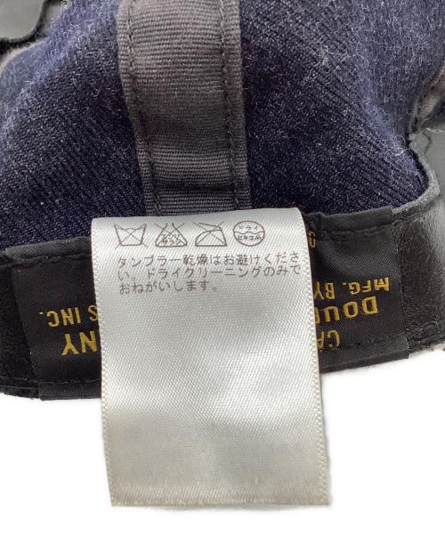 RRL（ダブルアールエル）RRL (ダブルアールエル) EBBETS FIELD FLANNELS (エベッツフィールドフランネルズ) RRL　EBBETS FIELD FLANNELS　キャップ ネイビーの古着・服飾アイテム