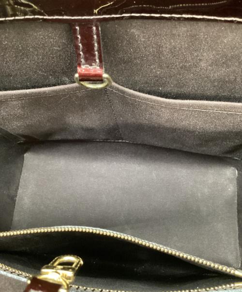 LOUIS VUITTON（ルイ ヴィトン）LOUIS VUITTON (ルイ ヴィトン) LOUIS VUITTON　ヴェルニ　アヴァロンMM  ハンドバッグ アマラントの古着・服飾アイテム