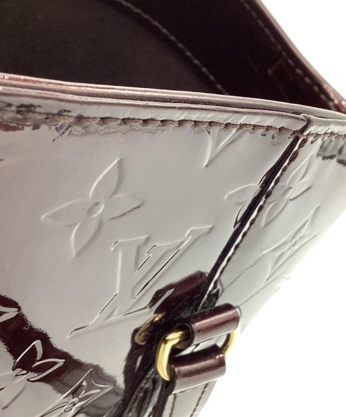 LOUIS VUITTON（ルイ ヴィトン）LOUIS VUITTON (ルイ ヴィトン) LOUIS VUITTON　ヴェルニ　アヴァロンMM  ハンドバッグ アマラントの古着・服飾アイテム