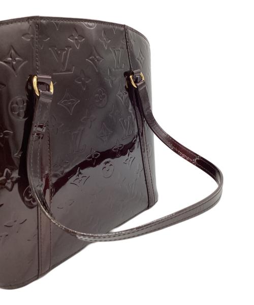 LOUIS VUITTON（ルイ ヴィトン）LOUIS VUITTON (ルイ ヴィトン) LOUIS VUITTON　ヴェルニ　アヴァロンMM  ハンドバッグ アマラントの古着・服飾アイテム