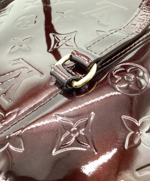 LOUIS VUITTON（ルイ ヴィトン）LOUIS VUITTON (ルイ ヴィトン) LOUIS VUITTON　ヴェルニ　アヴァロンMM  ハンドバッグ アマラントの古着・服飾アイテム