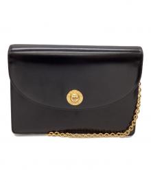 CELINE（セリーヌ）の古着「CELINE　チェーンショルダーバッグ」｜ブラック×ゴールド