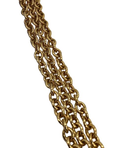 CELINE（セリーヌ）CELINE (セリーヌ) CELINE　チェーンショルダーバッグ ブラック×ゴールドの古着・服飾アイテム