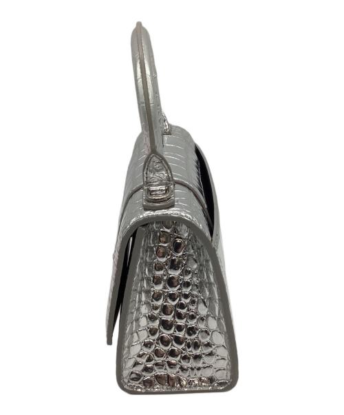 BALENCIAGA（バレンシアガ）BALENCIAGA (バレンシアガ) アワーグラス XS 2wayバッグ シルバーの古着・服飾アイテム