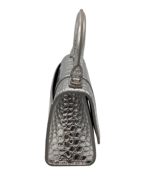 BALENCIAGA（バレンシアガ）BALENCIAGA (バレンシアガ) アワーグラス XS 2wayバッグ シルバーの古着・服飾アイテム