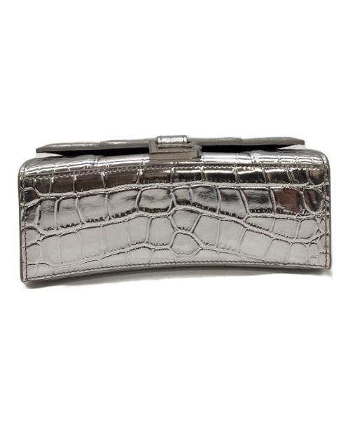 BALENCIAGA（バレンシアガ）BALENCIAGA (バレンシアガ) アワーグラス XS 2wayバッグ シルバーの古着・服飾アイテム