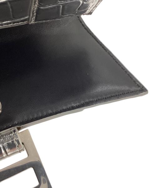 BALENCIAGA（バレンシアガ）BALENCIAGA (バレンシアガ) アワーグラス XS 2wayバッグ シルバーの古着・服飾アイテム