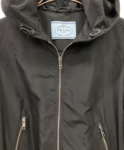 PRADA（プラダ）PRADA (プラダ) トライアングルロゴナイロンジャケット ネイビー サイズ:40の古着・服飾アイテム