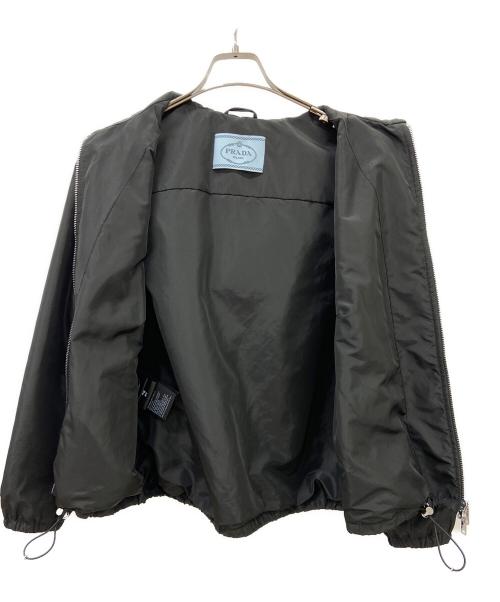 PRADA（プラダ）PRADA (プラダ) トライアングルロゴナイロンジャケット ネイビー サイズ:40の古着・服飾アイテム