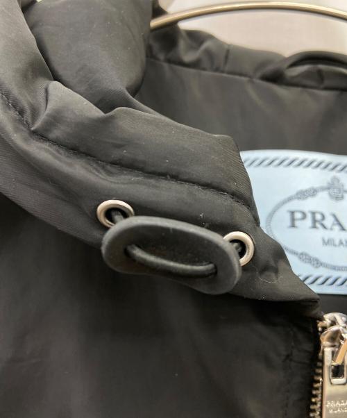 PRADA（プラダ）PRADA (プラダ) トライアングルロゴナイロンジャケット ネイビー サイズ:40の古着・服飾アイテム