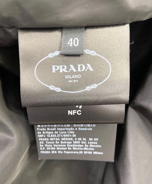 PRADA（プラダ）PRADA (プラダ) トライアングルロゴナイロンジャケット ネイビー サイズ:40の古着・服飾アイテム