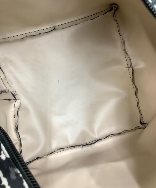 Herve Chapelier（エルベシャプリエ）Herve Chapelier (エルベシャプリエ) Herve Chapelier　パンサーブラン　トートバッグ ブラック×ホワイトの古着・服飾アイテム