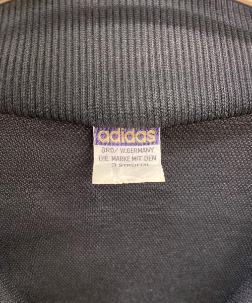 adidas（アディダス）adidas (アディダス) トラックジャケット ブラック×ゴールド サイズ:90-4の古着・服飾アイテム