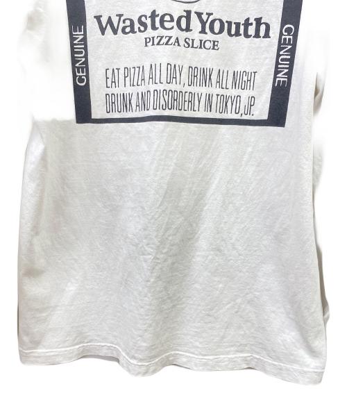 WASTED YOUTH（ウェイステッドユース）WASTED YOUTH (ウェイステッドユース) 長袖カットソー ホワイト サイズ:Mの古着・服飾アイテム