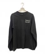 WASTED YOUTHウェイステッドユース）の古着「Pizza Slice ロングスリーブ Tシャツ」｜ブラック