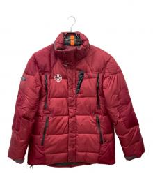 RLX RALPH LAUREN（アールエルエックスラルフローレン）の古着「RLX RALPH LAUREN　ダウンジャケット」｜レッド×グレー