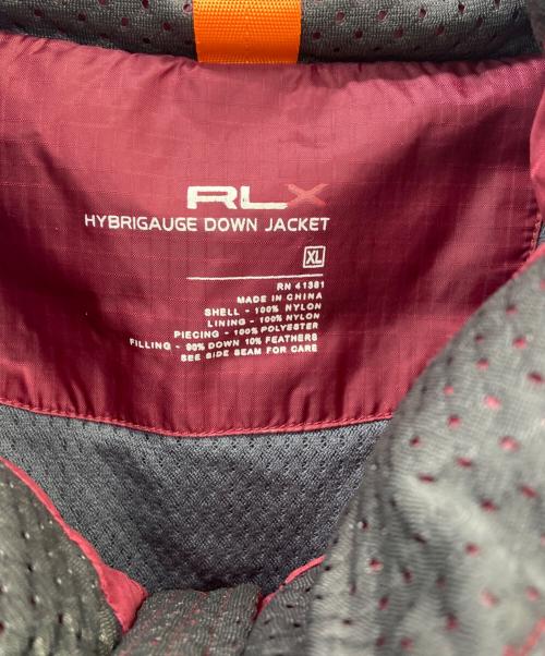 RLX RALPH LAUREN（アールエルエックスラルフローレン）RLX RALPH LAUREN (アールエルエックスラルフローレン) RLX RALPH LAUREN　ダウンジャケット レッド×グレー サイズ:XLの古着・服飾アイテム