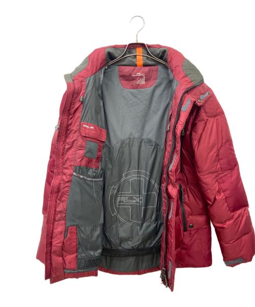RLX RALPH LAUREN（アールエルエックスラルフローレン）RLX RALPH LAUREN (アールエルエックスラルフローレン) RLX RALPH LAUREN　ダウンジャケット レッド×グレー サイズ:XLの古着・服飾アイテム