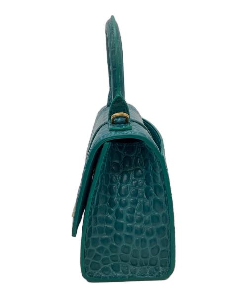 BALENCIAGA（バレンシアガ）BALENCIAGA (バレンシアガ) BALENCIAGA 　アワーグラスXS  2WAYバッグ ブルーの古着・服飾アイテム