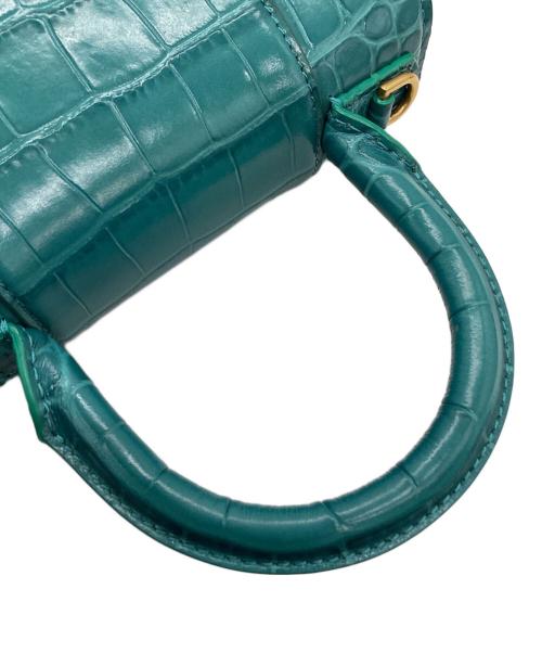 BALENCIAGA（バレンシアガ）BALENCIAGA (バレンシアガ) BALENCIAGA 　アワーグラスXS  2WAYバッグ ブルーの古着・服飾アイテム