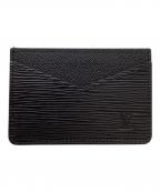 LOUIS VUITTONルイ ヴィトン）の古着「LOUIS VUITTON  エピ　ネオポルトカルト　カードケース」｜ブラック