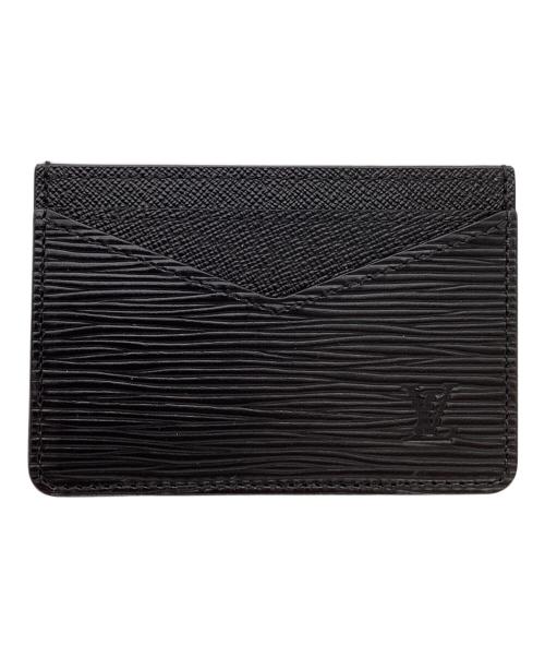 LOUIS VUITTON（ルイ ヴィトン）LOUIS VUITTON (ルイ ヴィトン) LOUIS VUITTON  エピ　ネオポルトカルト　カードケース ブラックの古着・服飾アイテム