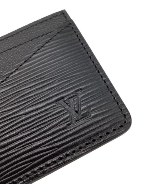 LOUIS VUITTON（ルイ ヴィトン）LOUIS VUITTON (ルイ ヴィトン) LOUIS VUITTON  エピ　ネオポルトカルト　カードケース ブラックの古着・服飾アイテム