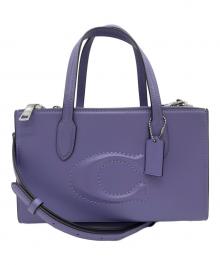 COACH（コーチ）の古着「ハンドバッグ」｜パープル
