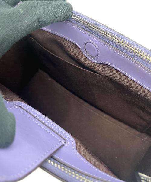 COACH（コーチ）COACH (コーチ) ハンドバッグ パープルの古着・服飾アイテム