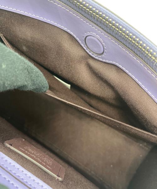 COACH（コーチ）COACH (コーチ) ハンドバッグ パープルの古着・服飾アイテム