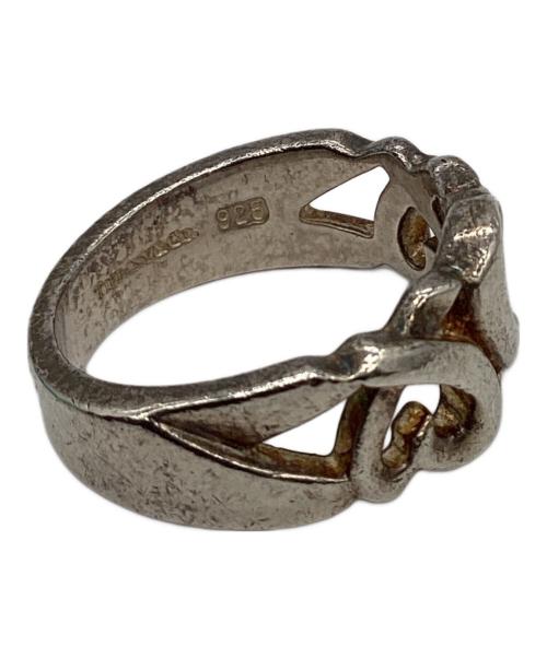 TIFFANY & Co.（ティファニー アンド コー）TIFFANY & Co. (ティファニー アンド コー) Tiffany & Co.　トリプルラビングハート　シルバーリング グレー サイズ:12.5号の古着・服飾アイテム