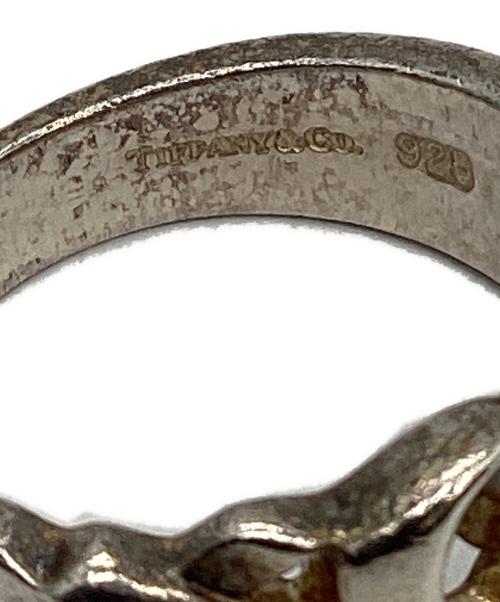 TIFFANY & Co.（ティファニー アンド コー）TIFFANY & Co. (ティファニー アンド コー) Tiffany & Co.　トリプルラビングハート　シルバーリング グレー サイズ:12.5号の古着・服飾アイテム