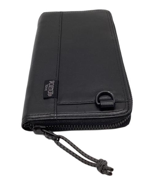 PORTER（ポーター）PORTER (ポーター) PORTER　MILE ラウンドファスナー財布 ブラックの古着・服飾アイテム