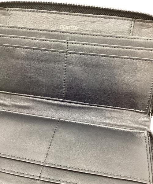 PORTER（ポーター）PORTER (ポーター) PORTER　MILE ラウンドファスナー財布 ブラックの古着・服飾アイテム