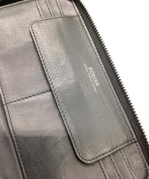 PORTER（ポーター）PORTER (ポーター) PORTER　MILE ラウンドファスナー財布 ブラックの古着・服飾アイテム