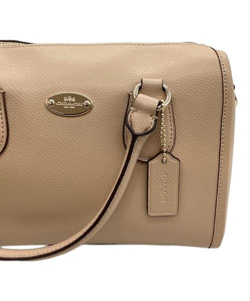 COACH（コーチ）COACH (コーチ) COACH 2WAYショルダーバッグ ミニボストンバッグ ベージュの古着・服飾アイテム