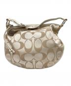 COACHコーチ）の古着「COACH　ワンショルダーバッグ」｜アイボリー