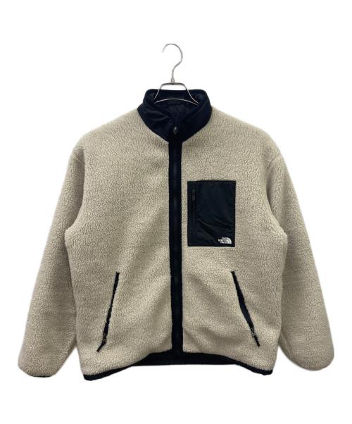 THE NORTH FACE（ザ ノース フェイス）THE NORTH FACE (ザ ノース フェイス) THE NORTH FACE　リバーシブルエクストリームパイルフリースジャケット アイボリー×ブラック サイズ:Mの古着・服飾アイテム