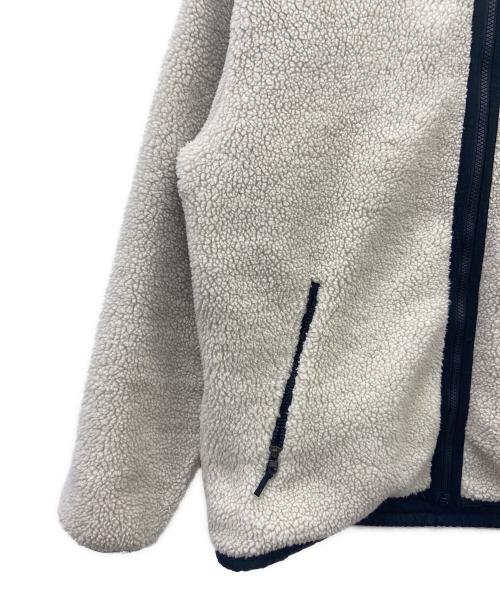 THE NORTH FACE（ザ ノース フェイス）THE NORTH FACE (ザ ノース フェイス) THE NORTH FACE　リバーシブルエクストリームパイルフリースジャケット アイボリー×ブラック サイズ:Mの古着・服飾アイテム