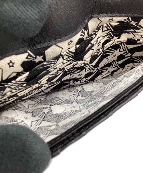 ANNA SUI（アナスイ）ANNA SUI (アナスイ) ANNA SUI　プレイングキャット　がま口財布 ブラックの古着・服飾アイテム