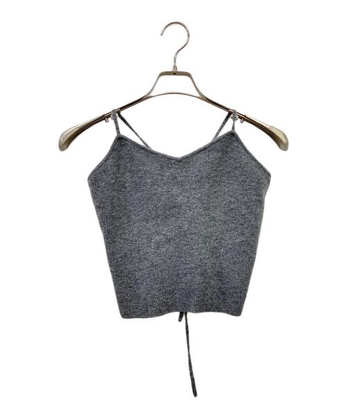 Noble（ノーブル）Noble (ノーブル) 薄手カーディガン グレー サイズ:FREEの古着・服飾アイテム