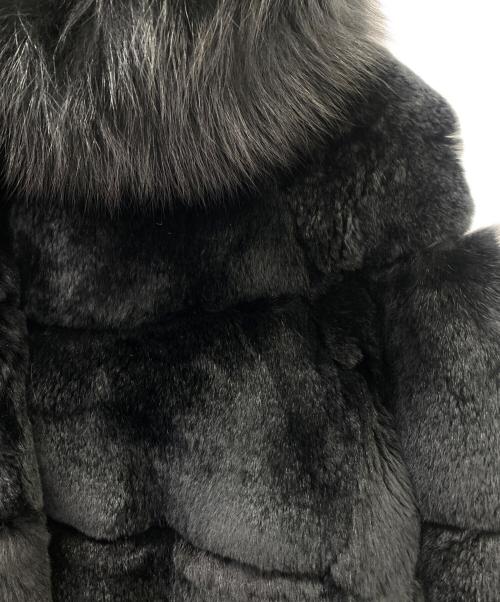 GRACE CONTINENTAL（（グレースコンチネンタル）GRACE CONTINENTAL (（グレースコンチネンタル) GRACE CONTINENTAL　ファーコート ブラック サイズ:36の古着・服飾アイテム