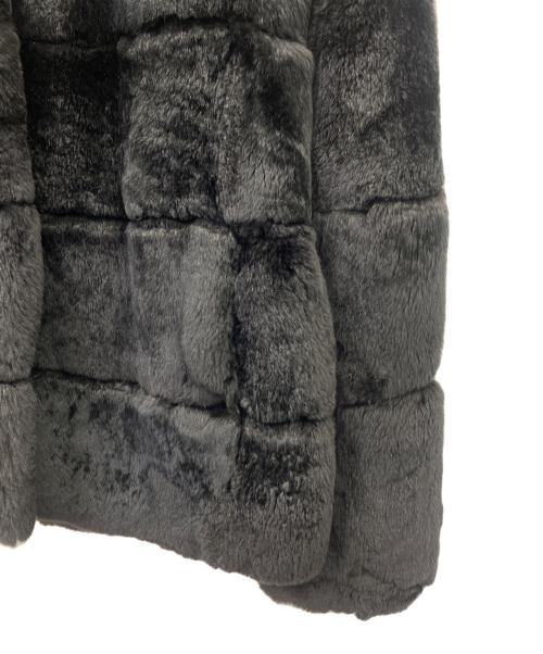 GRACE CONTINENTAL（（グレースコンチネンタル）GRACE CONTINENTAL (（グレースコンチネンタル) GRACE CONTINENTAL　ファーコート ブラック サイズ:36の古着・服飾アイテム